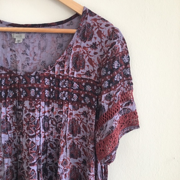 Urban Outfitters Ecote Pintuck Frock Dress Size L - Picture 3 of 6